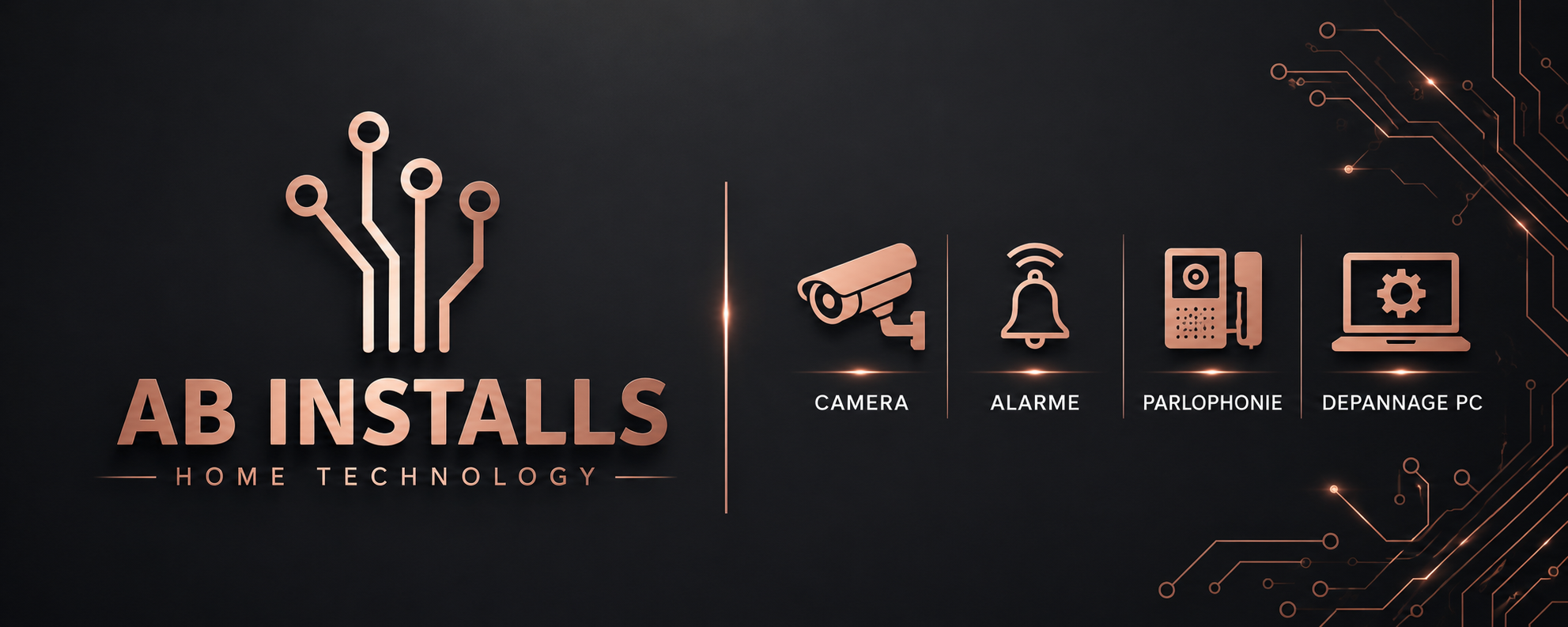 AB INSTALLS Home Technology — caméra, alarme, parlophonie, dépannage PC