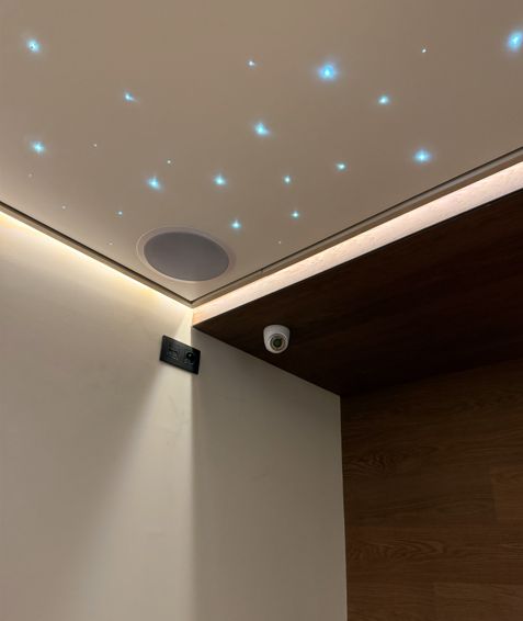 Caméra dôme intégrée au plafond